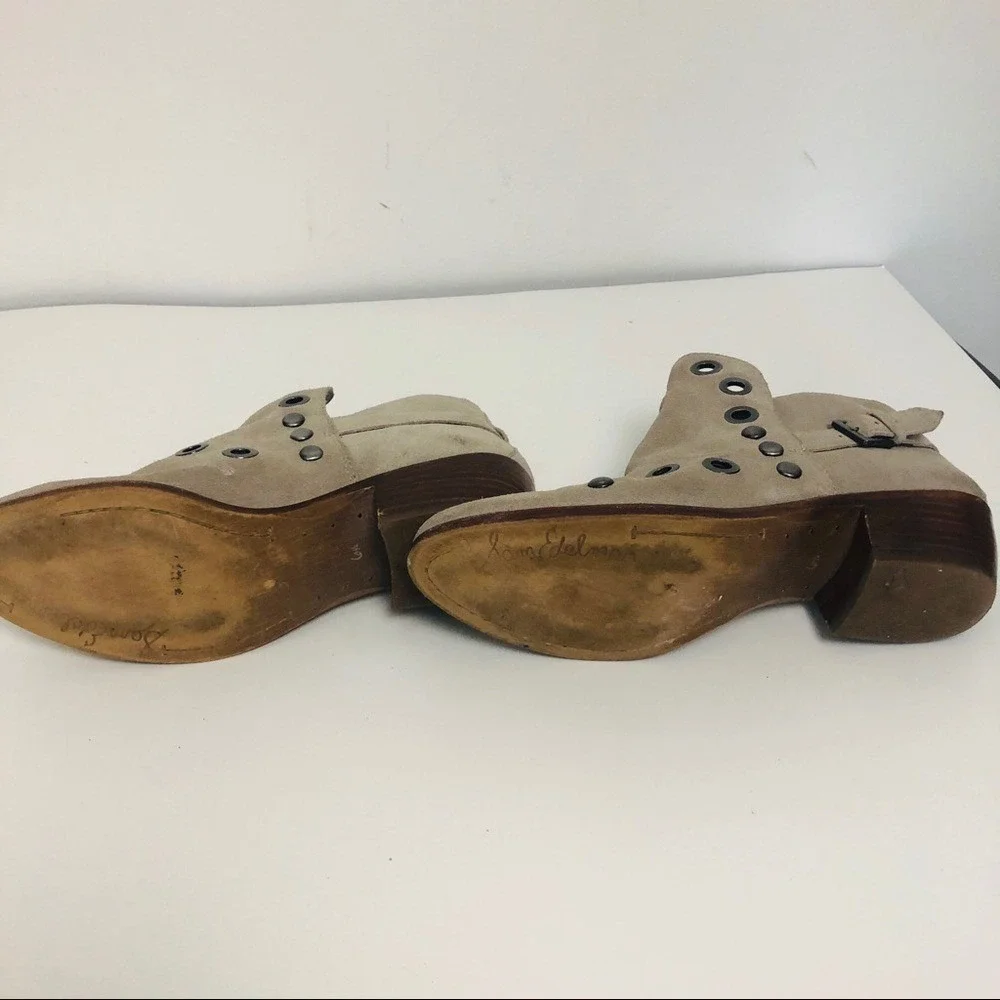 Sam Edelman cream color boots‎ size 6 1/2